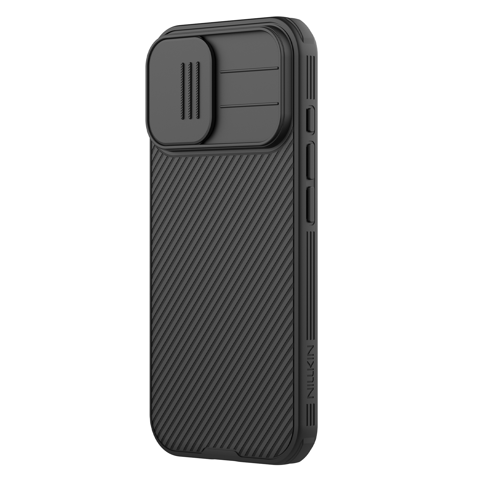 Etui z ochroną aparatu, kompatybilne z technologią MagSafe Nillkin CamShield Pro Magnetic do Apple iPhone 17 do MagSafe, czarne.